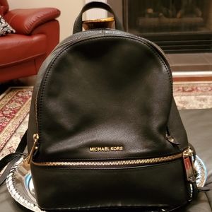 Michael Kors "Rhea" medium leather backpack